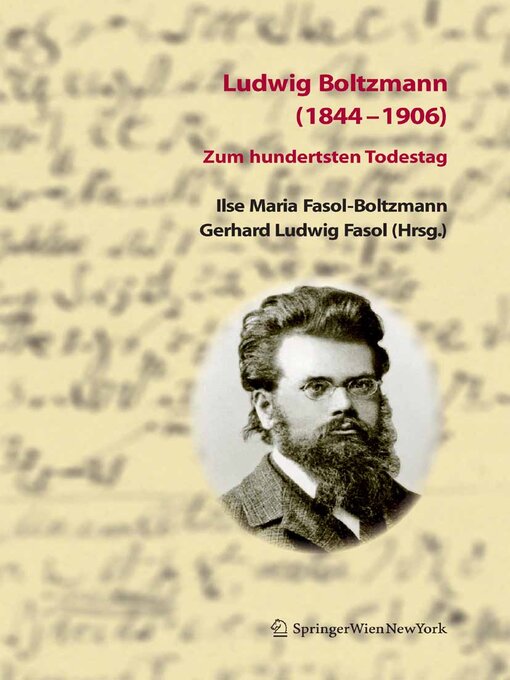 Title details for Ludwig Boltzmann (1844-1906) by Ilse Fasol - Available